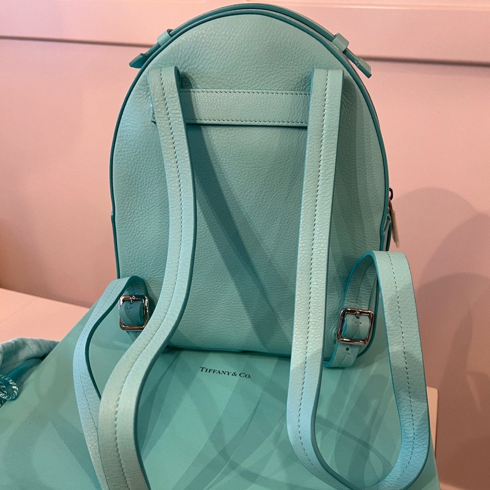 AUTHENTIC Tiffany & Co. Tiffany Blue Backpack - Picture 5 of 16